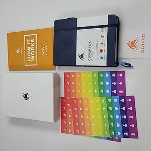 Clever Fox Planner - Dark Blue Planner